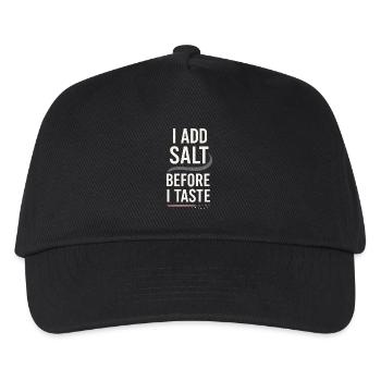 Salt Lover Sodium Dependent Nacl Meme - Kids’ Baseball Cap - black - Front