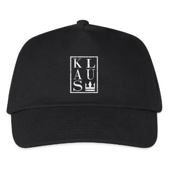 Klaus - Kids’ Baseball Cap - black - Front
