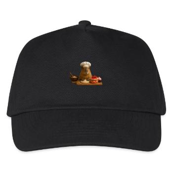 Capybara Baking - Kids’ Baseball Cap - black - Front