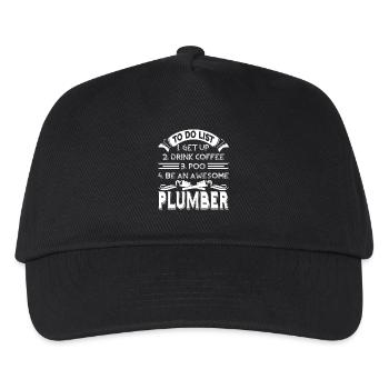 Plumber Be An Awesome Plumber - Kids’ Baseball Cap - black - Front