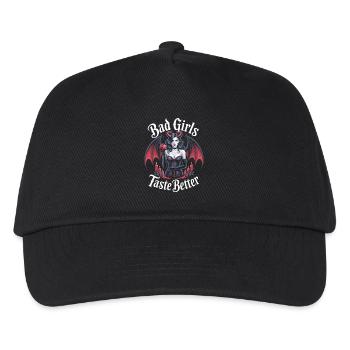 Bad Girls Taste Better! Goth Gothic Emo Baddie - Kids’ Baseball Cap - black - Front