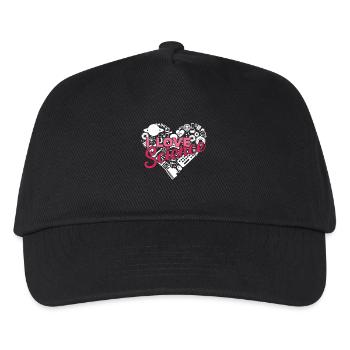 Science I Love Science - Kids’ Baseball Cap - black - Front