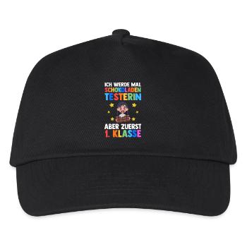 Daycare Leavers First Grade School Enrollment Schoolchild - Kids’ Baseball Cap - black - Front