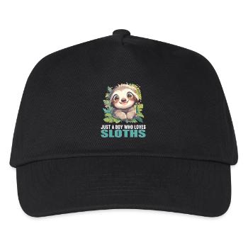 Paresseux Paresseux - Casquette de baseball Enfant - noir - Devant