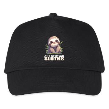 Paresseux Paresseux - Casquette de baseball Enfant - noir - Devant