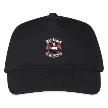 Bad Girls Taste Better! Goth Gothic Emo Baddie - Kids’ Baseball Cap - black - Front