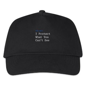 Cybersécurité Info Sec White Hat Hacker Éthique - Casquette de baseball Enfant - noir - Devant