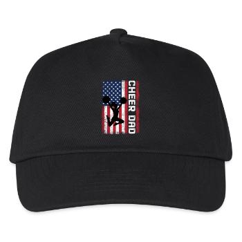 Cheer Dad - Kinder Basecap - Schwarz - Vorne