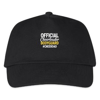 Official Cheerleader Bodyguard Cheer Dad - Kinder Basecap - Schwarz - Vorne