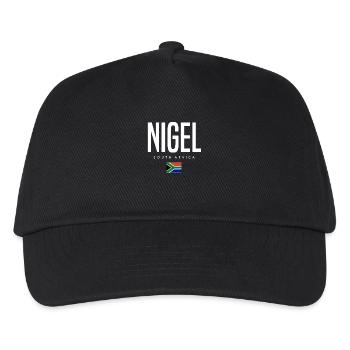 Nigel Südafrika - Kinder Basecap - Schwarz - Vorne