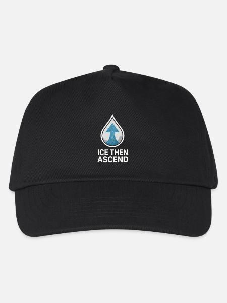 Cold showers Mental hardness Cold exposure - Kids’ Baseball Cap - black