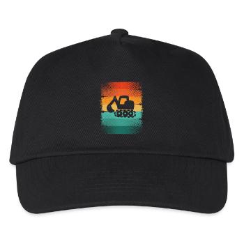 Excavator - Kids’ Baseball Cap - black - Front