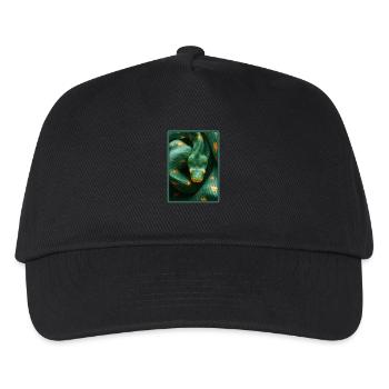 Schlangen Schlange - Kinder Basecap - Schwarz - Vorne