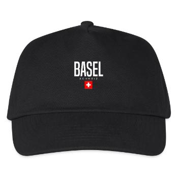 Bâle, Suisse - Casquette de baseball Enfant - noir - Devant