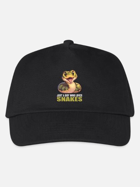 Schlangen Schlange - Kinder Basecap - Schwarz