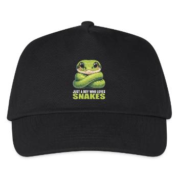 Serpents Serpent - Casquette de baseball Enfant - noir - Devant