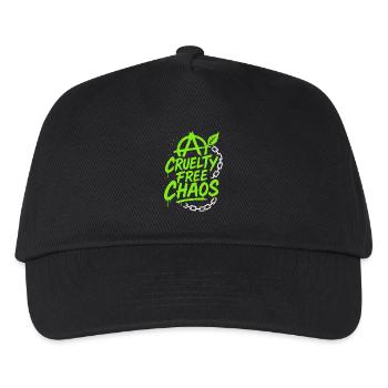 Vegan Punk Rebell Vegan Vegan Anarchist Vegan - Kinder Basecap - Schwarz - Vorne