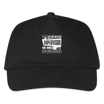 I am The Okayest Supervisor - Kids’ Baseball Cap - black - Front