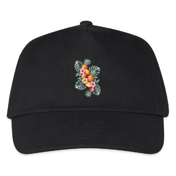 Exotic Fruits Tropical Paradise - Kids’ Baseball Cap - black - Front