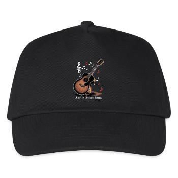 L’ART DANS CHAQUE NOTE - Casquette de baseball Enfant - noir - Devant