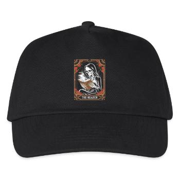 Tarot Reader Skeleton T-Shirt - Kids’ Baseball Cap - black - Front