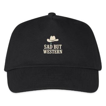 Cowboy Sad Cowboy Western Emo Country Music Fan - Kinder Basecap - Schwarz - Vorne