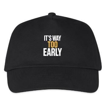 C’est un motif humoristique beaucoup trop précoce pour - Casquette de baseball Enfant - noir - Devant