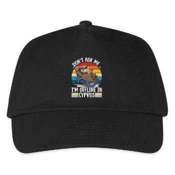 Vacances Chypre - Casquette de baseball Enfant - noir - Devant