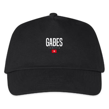 Gabes Tunesien - Kinder Basecap - Schwarz - Vorne