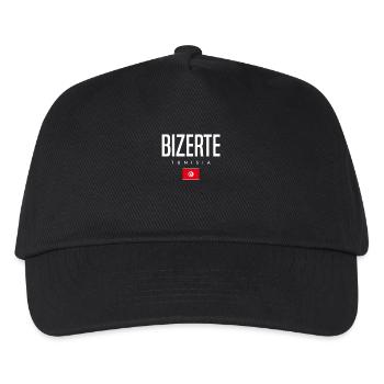 Bizerte Tunesien - Kinder Basecap - Schwarz - Vorne