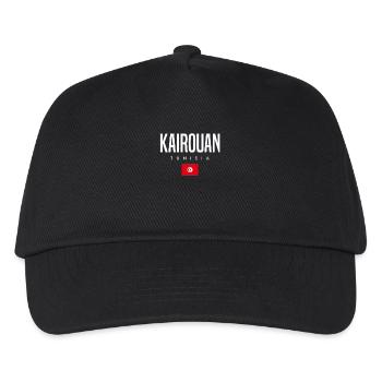Kairouan Tunesien - Kinder Basecap - Schwarz - Vorne