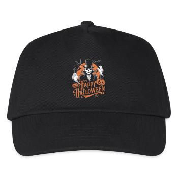 Skeleton Gentleman Halloween - Kids’ Baseball Cap - black - Front