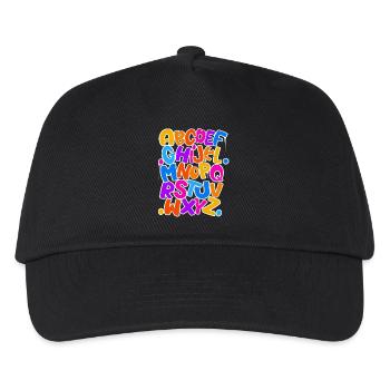 Abc School Enrollment Schoolchild - Kids’ Baseball Cap - black - Front