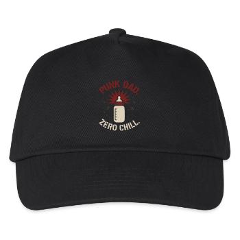 Punk Dad Alternatif Paternité Rebelle - Casquette de baseball Enfant - noir - Devant
