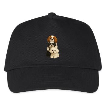Dog Dogs Cute Dogs - Kids’ Baseball Cap - black - Front