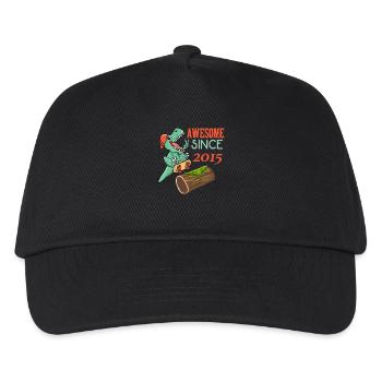 Dino Skater Anniversaire 2015 - Casquette de baseball Enfant - noir - Devant