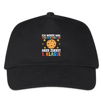 Daycare Leavers First Grade School Enrollment Schoolchild - Kids’ Baseball Cap - black - Front