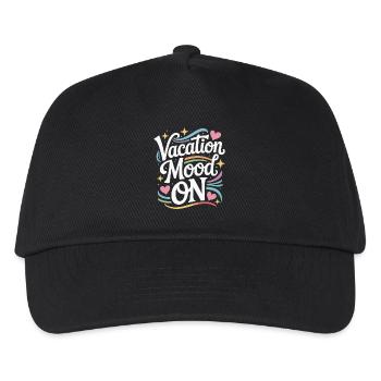 Vacation Mood On Summer Festival Travel Club Vacation - Kids’ Baseball Cap - black - Front