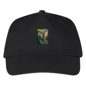 Spatzen Spatz - Kinder Basecap - Schwarz - Vorne