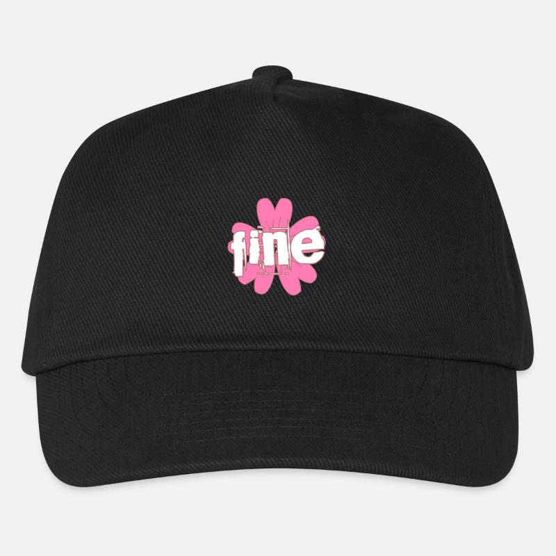 fine - Kinder Basecap - Schwarz