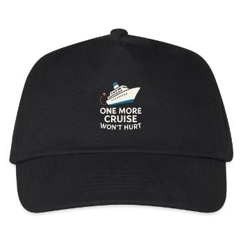 Cruise Addict Lustige Kreuzfahrt Loyalität Ozean - Kinder Basecap - Schwarz - Vorne