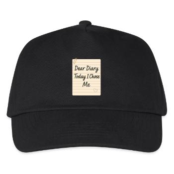 Gratitude Practice Journal Lover Emotional - Kids’ Baseball Cap - black - Front