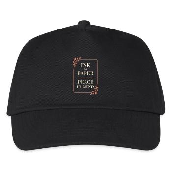 Gratitude Practice Journal Lover Emotional - Kids’ Baseball Cap - black - Front