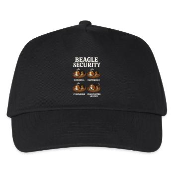 Beagle - Casquette de baseball Enfant - noir - Devant