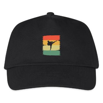 Karate - Kinder Basecap - Schwarz - Vorne