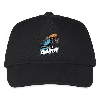 SPIELEN SEI EIN CHAMPION - Kinder Basecap - Schwarz - Vorne