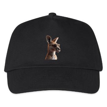 Kangourou Australie Outback Kangourous mignons sauvages - Casquette de baseball Enfant - noir - Devant
