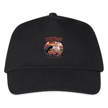 Stuttgart Sizzle Swabian Roast Beef BBQ - Kids’ Baseball Cap - black - Front