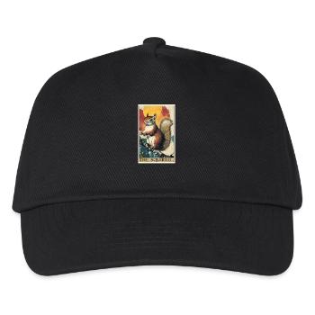 Eichhörnchen - Kinder Basecap - Schwarz - Vorne