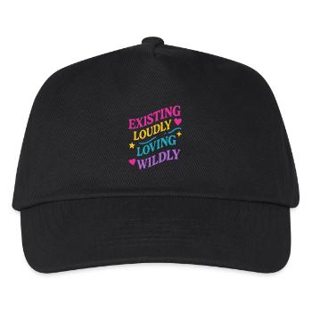 Queer Pride Queer Joy Lgbtq+ Affirmation Trans - Kids’ Baseball Cap - black - Front